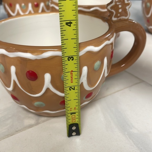Set of 6 Gingerbread Man Figural Mugs, 18 Oz. - Picture 10 of 12